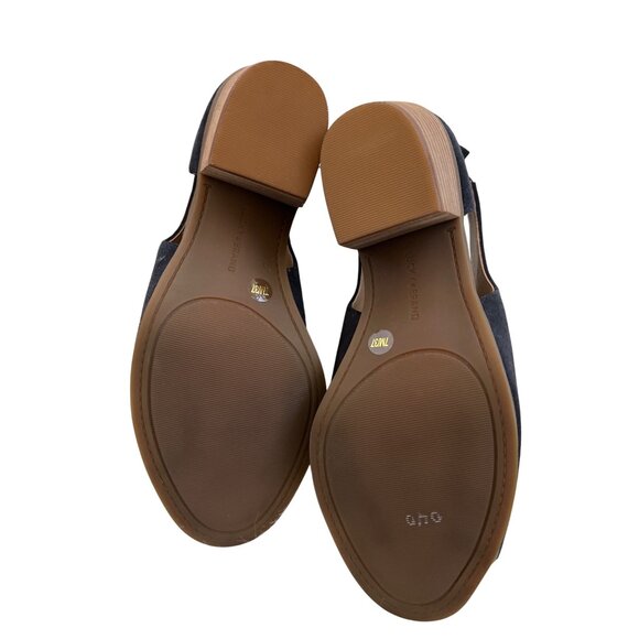 Lucky Brand Betsee Moroccan Blue Suede Tie Back Booties - Picture 4 of 5